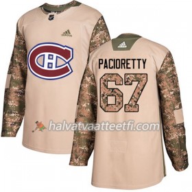 Miesten NHL Montreal Canadiens Pelipaita Max Pacioretty 67 Adidas 2017-2018 Camo Veterans Day Practice Authentic